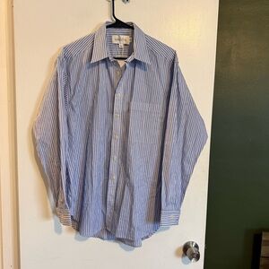 NWT Mamène Repeat Shirt In Cotton Sky Stripe button down top oversized